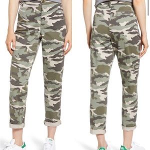 J.Crew slouchy Boyfriend Chino Camo Print